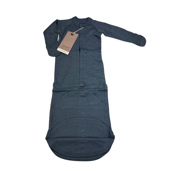 Goumi Kids 24 Hour Convertible sleeper Baby Gown 3-6 months NWT Midnight - Picture 2 of 3